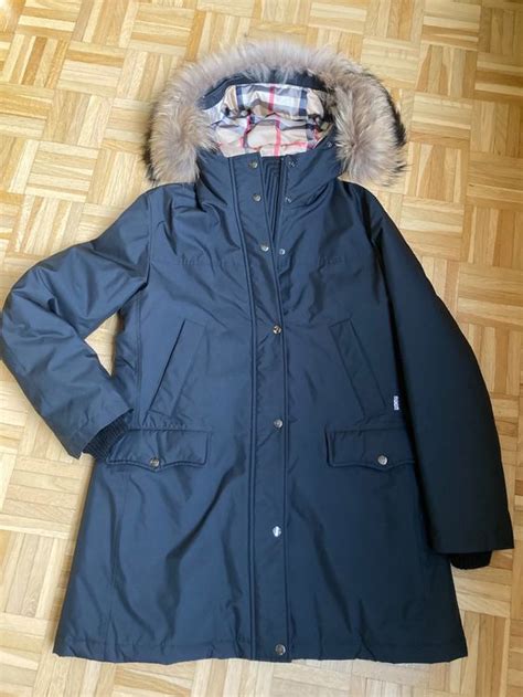 burberry jungen winterjacke schwarz mit fell neu|Burberry.